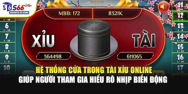 Hệ thống cửa trong Tài xỉu online